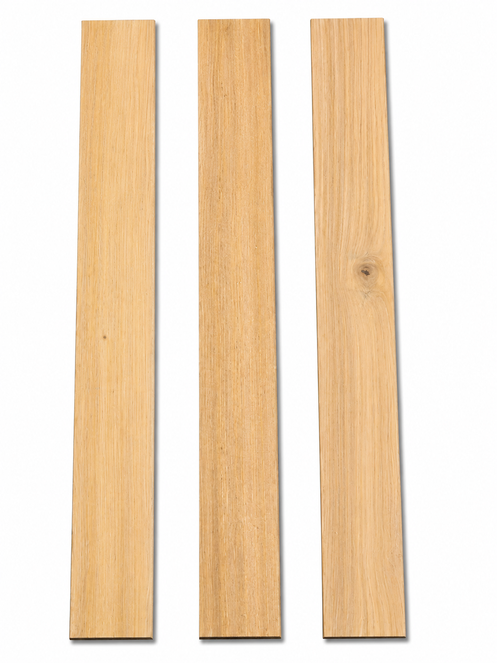 Lot #46 – 3 Long Exotic Hardwood Boards – Light Blonde / Golden Tone