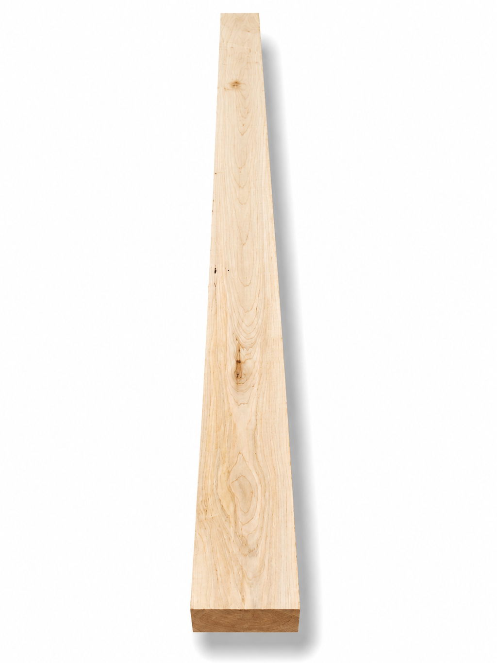 Premium Spalted Maple Hardwood Blank – Natural Figure – 45 1/4" × 2 3/4" × 1 1/4"