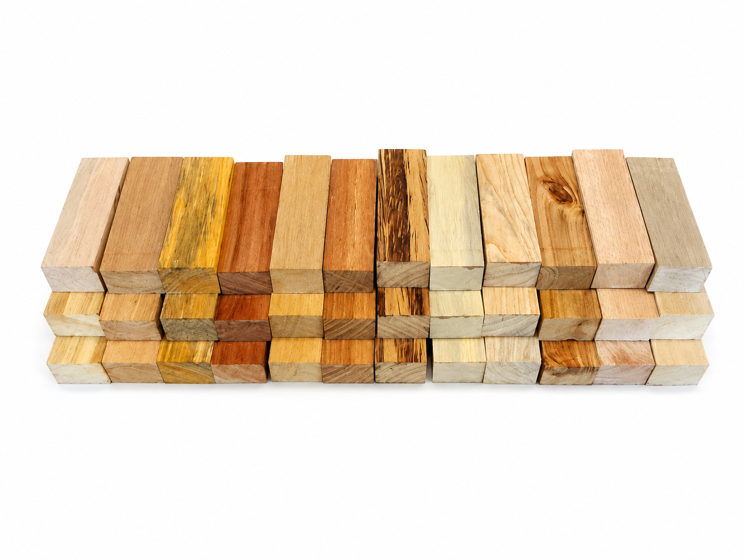 First Generation Exotic Wood Blanks – Pack of 12 | Clearance