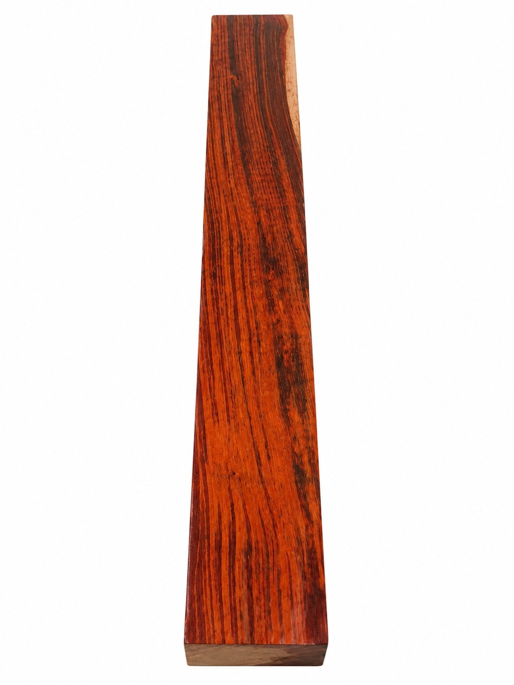 Premium Moabi Blank — Red Heartwood &amp; Natural Sapwood Contrast — One-of-a-Kind