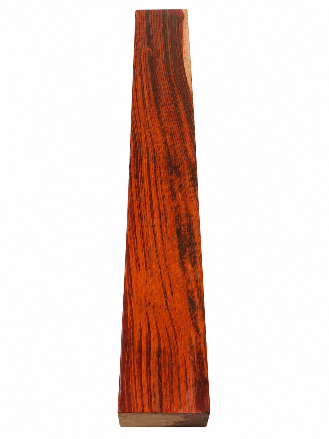 Premium Moabi Blank — Red Heartwood &amp; Natural Sapwood Contrast — One-of-a-Kind
