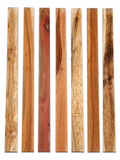 Figured Exotic Hardwood Long Plank Set #6 – 7 Unique Boards