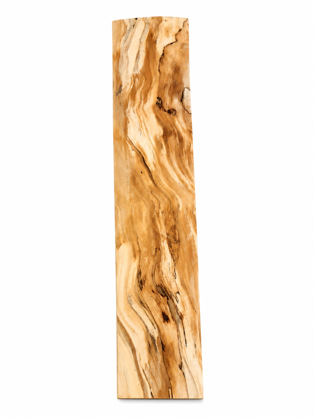 Premium Spalted Cherry Display Slab – Natural Gallery Piece with Unique Spalting