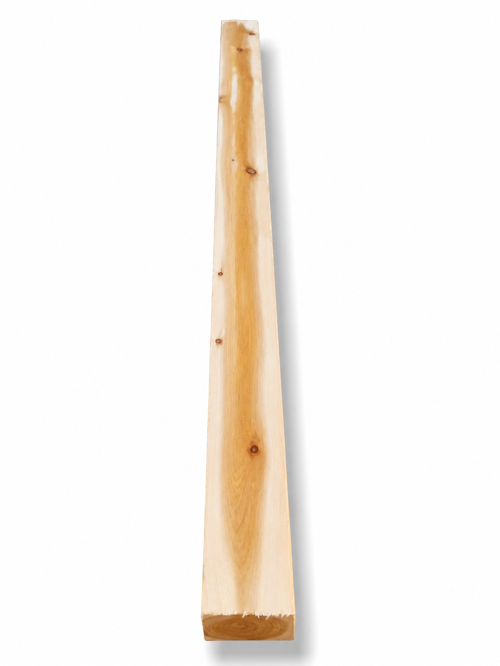 Premium Cedar Beam Blank – Warm Golden Heartwood