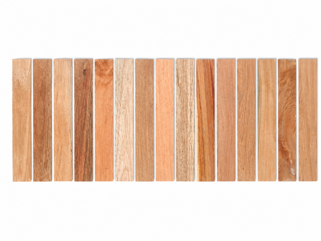 Premium Exotic Hardwood Board Pack – 17 Premium Boards – Minimum 12" × 2 1/4" × 5/16" (Copie) (Copie) (Copie) (Copie) (Copie)
