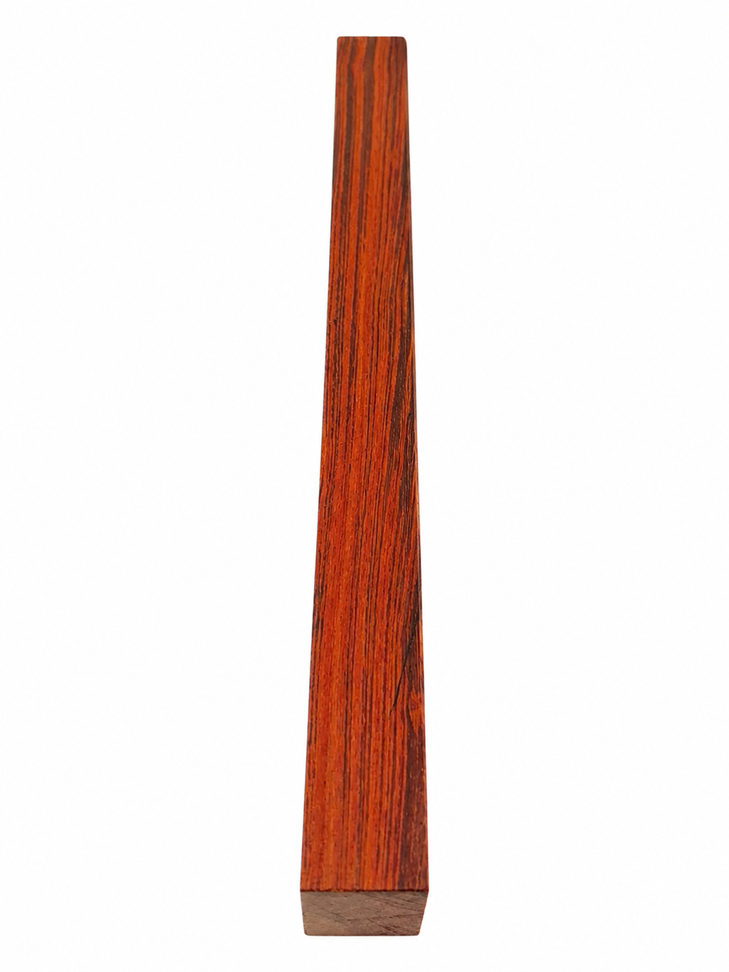 Premium Moabi Blank — Red Heartwood &amp; Natural Sapwood Contrast — One-of-a-Kind