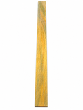 Exotica Wood Signature – Golden, Olive &amp; Gray Exotic Hardwood Board – Naturally Wax-Like Texture – 2 1/8" × 1 1/8" × 33 3/4
