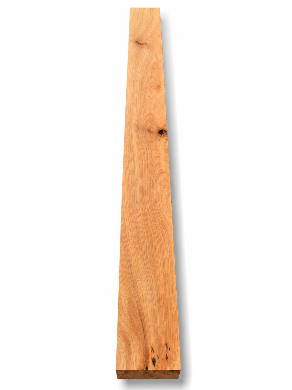 Massive Premium Hardwood Blank – Flowing Grain &amp; Rich Golden-Brown Tone – 30" × 2 3/8" × 2 1/4"