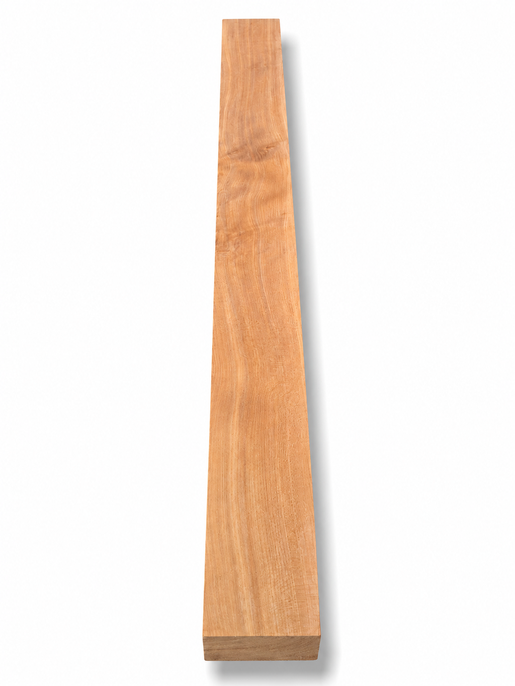 Massive Premium Hardwood Blank – Flowing Grain &amp; Rich Golden-Brown Tone – 30" × 2 3/8" × 2 1/4"
