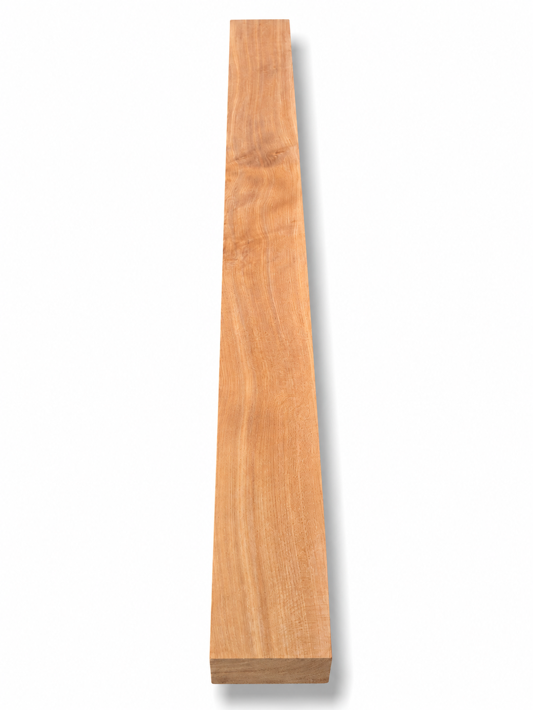 Massive Premium Hardwood Blank – Flowing Grain &amp; Rich Golden-Brown Tone – 30" × 2 3/8" × 2 1/4"