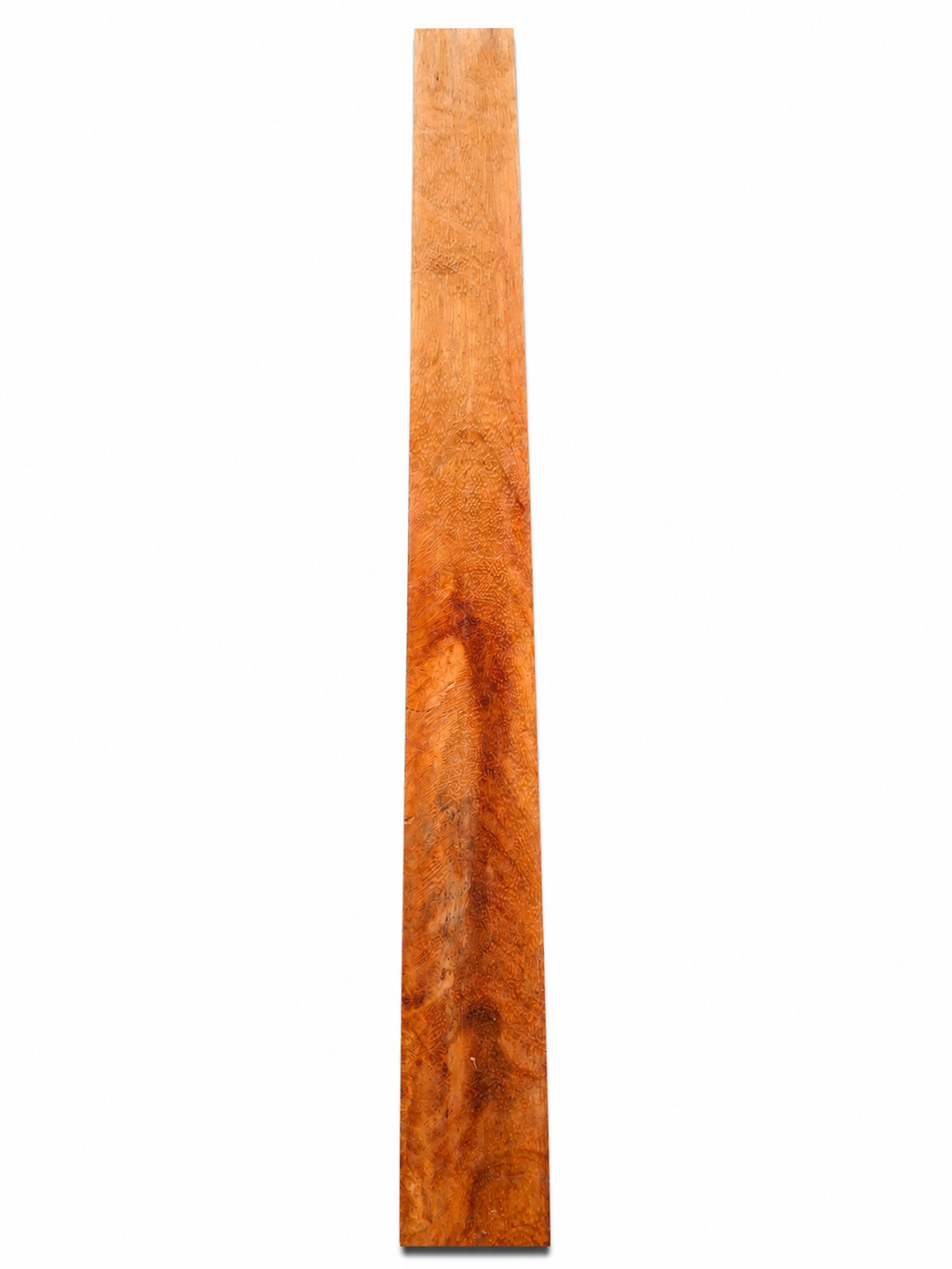 Premium Kempas Hardwood Blank – Vibrant Orange Figure – 25.75"