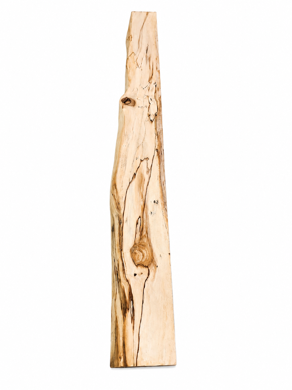 Premium Natural Cherry Timber – Sculpted Live Edge Beam for Epoxy, Carving &amp; Custom Woodworking