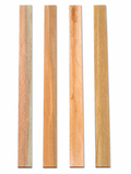 Lot #42 – Set of 4 Long Figured Hardwood Boards – Curly &amp; Highly Figured Grain – Exact Pieces Shown