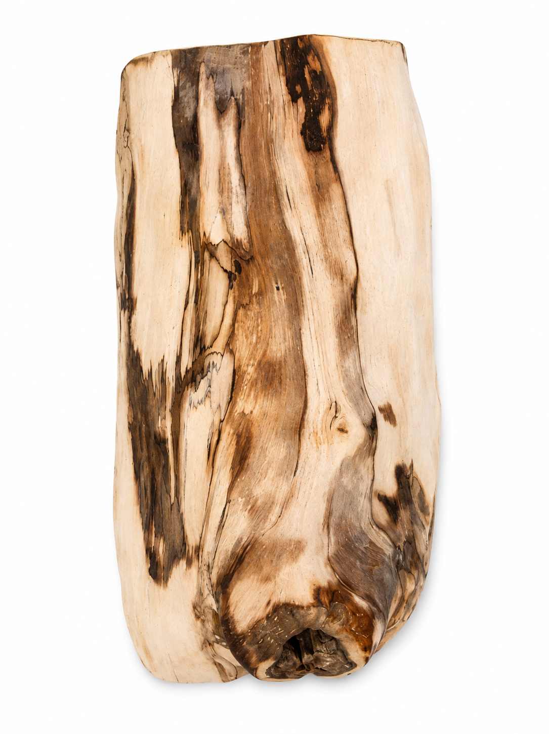 Natural Spalted Cherry Wood Display Slab – One-of-a-Kind Organic Piece