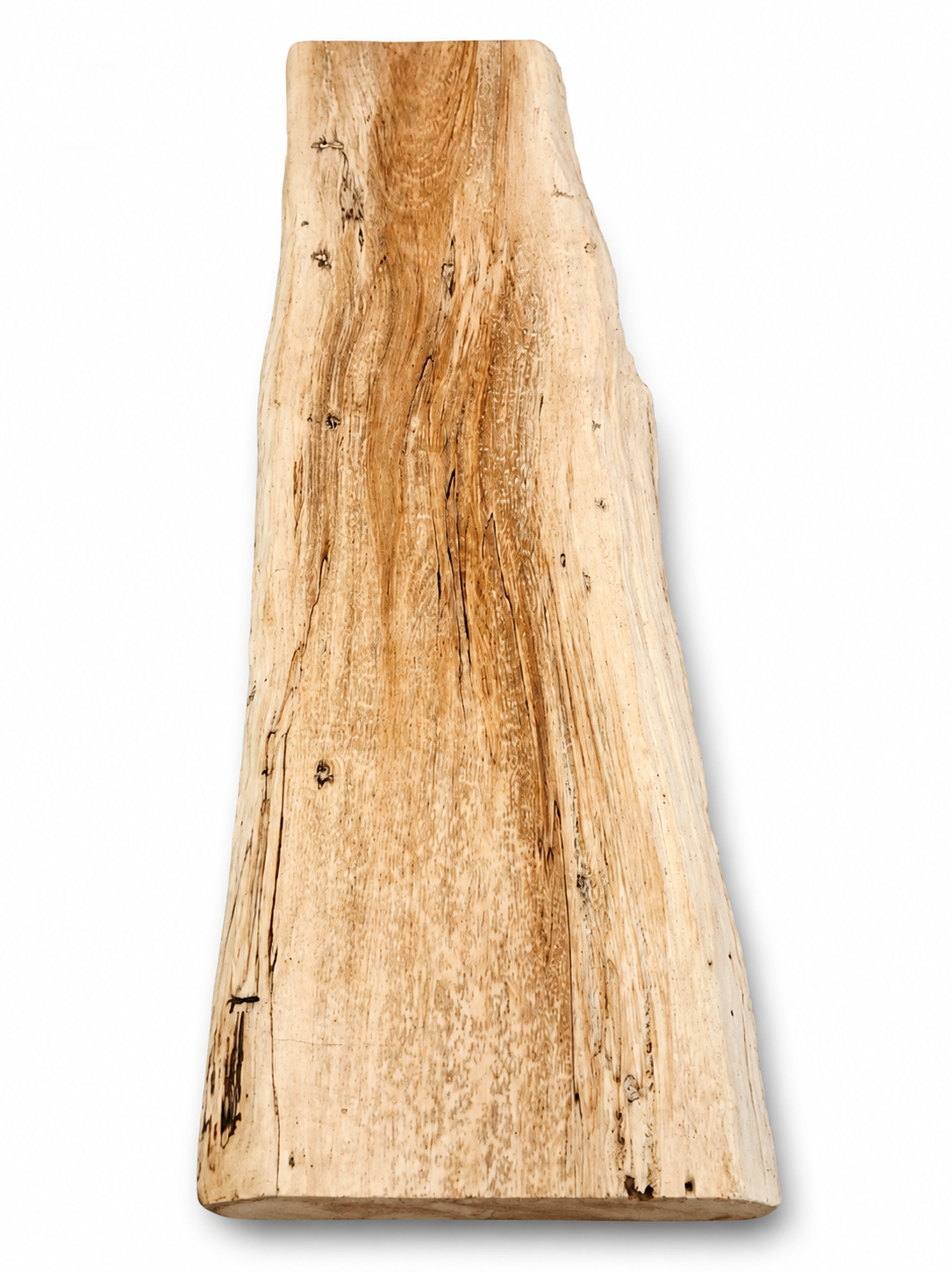 Natural Spalted Cherry Board – Rustic Live Edge Slab for Epoxy, Décor &amp; Creative Project