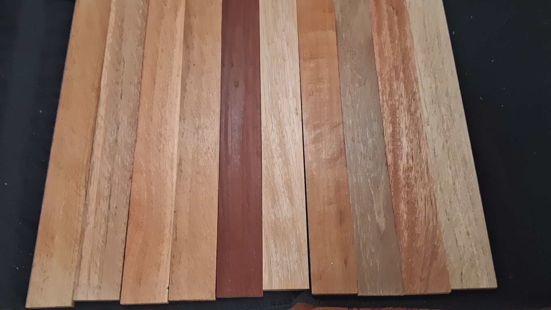 Premium Exotic Hardwood Board Pack – 10 Premium Boards – Minimum 24" × 2 1/4" × 5/16"
