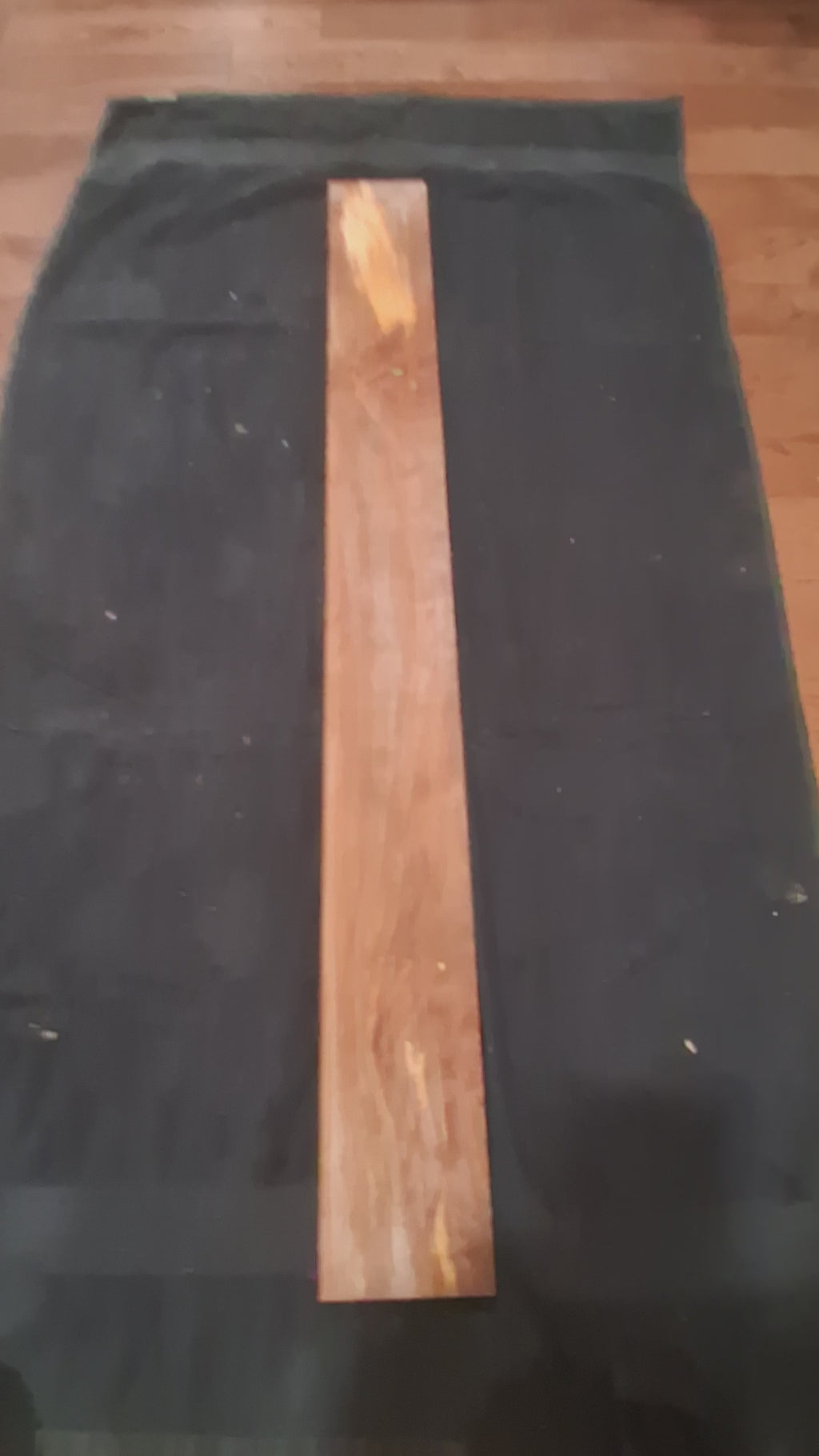 Spalted Exotic Hardwood Board #23 – 37 1/2" × 3 3/4" × 3/8" – Exact Piece