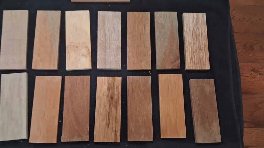 Exotic Wood Craft Boards – Unique Set of 15 – 6 1/2" × 2 1/2" (Copie) (Copie) (Copie)