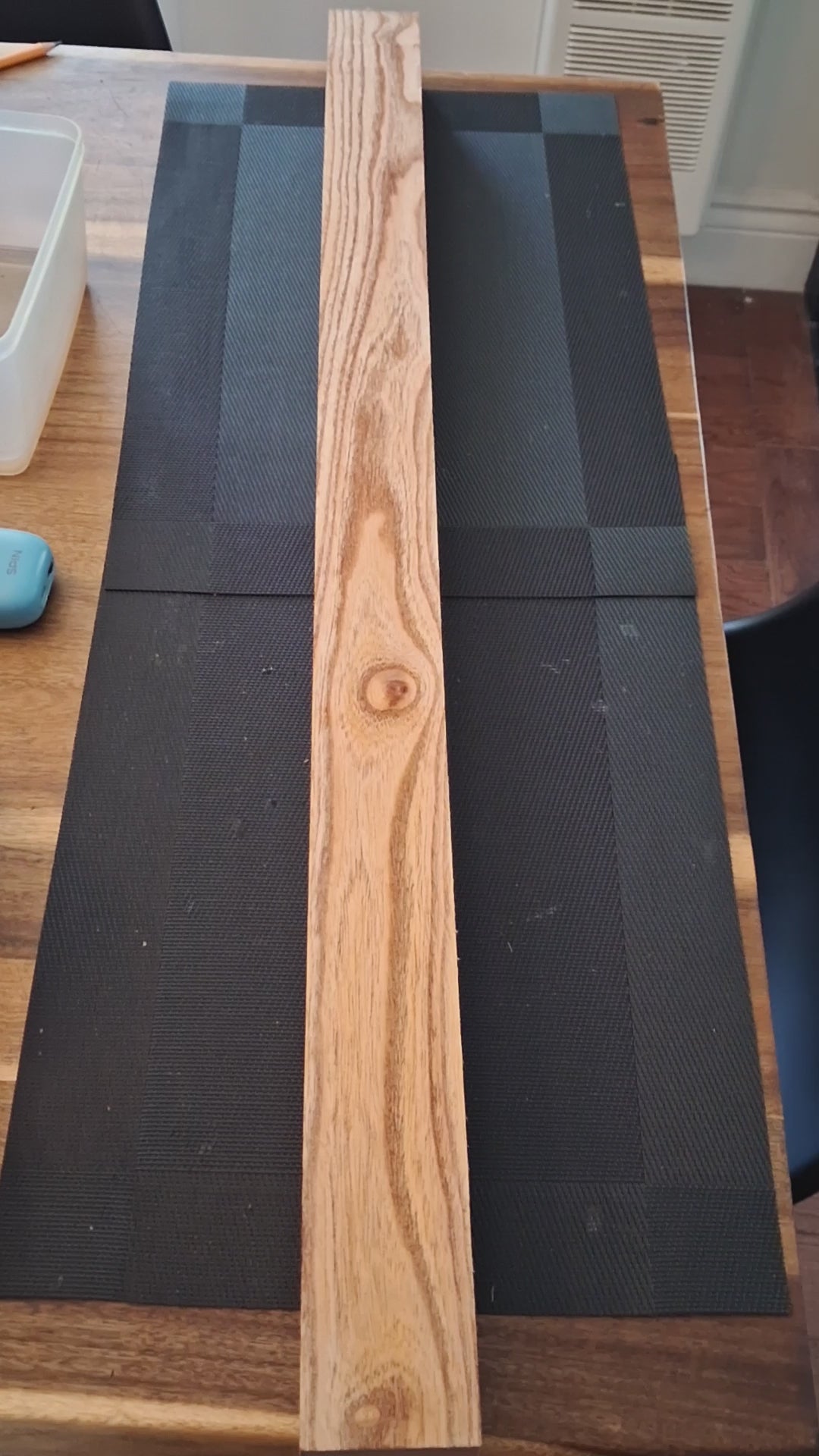 Premium Canarywood Hardwood Blank – Striking Linear Grain – 33.5"