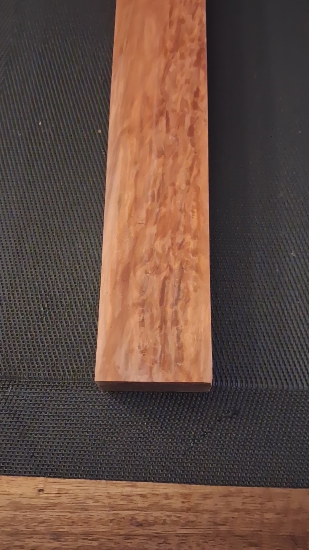 Premium Lignum Vitae Turning Blank – Exceptional Density &amp; Dramatic Figure – 27 7/8"
