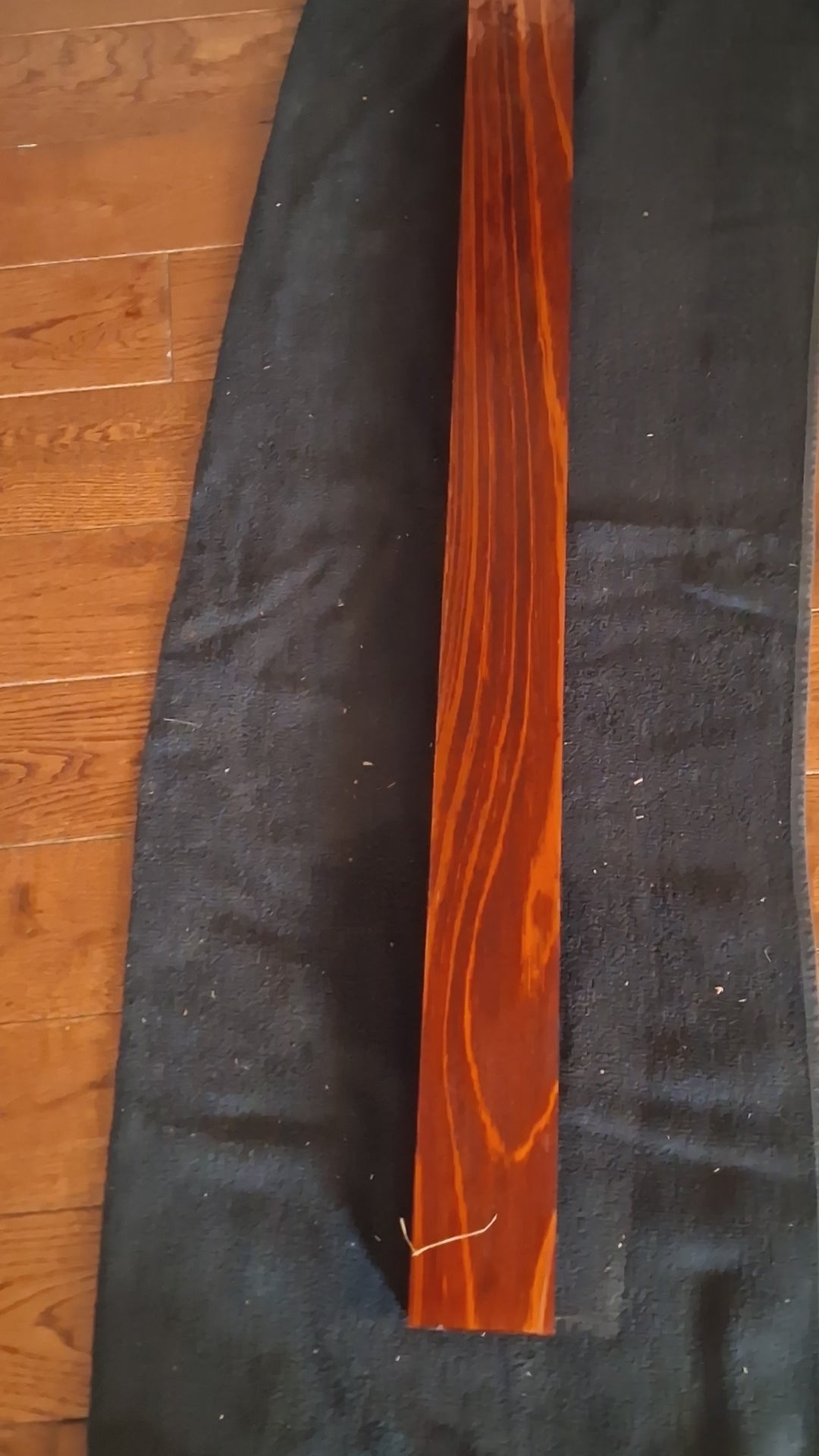 Premium Red Mahogany – Highly Figured Long Exotic Wood Blank – 33-3/8
