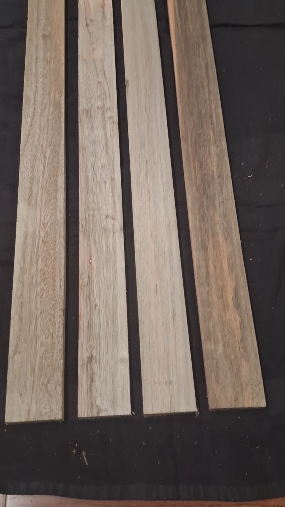 Blue Exotic Long Plank Set #1 – 4-Piece Lot