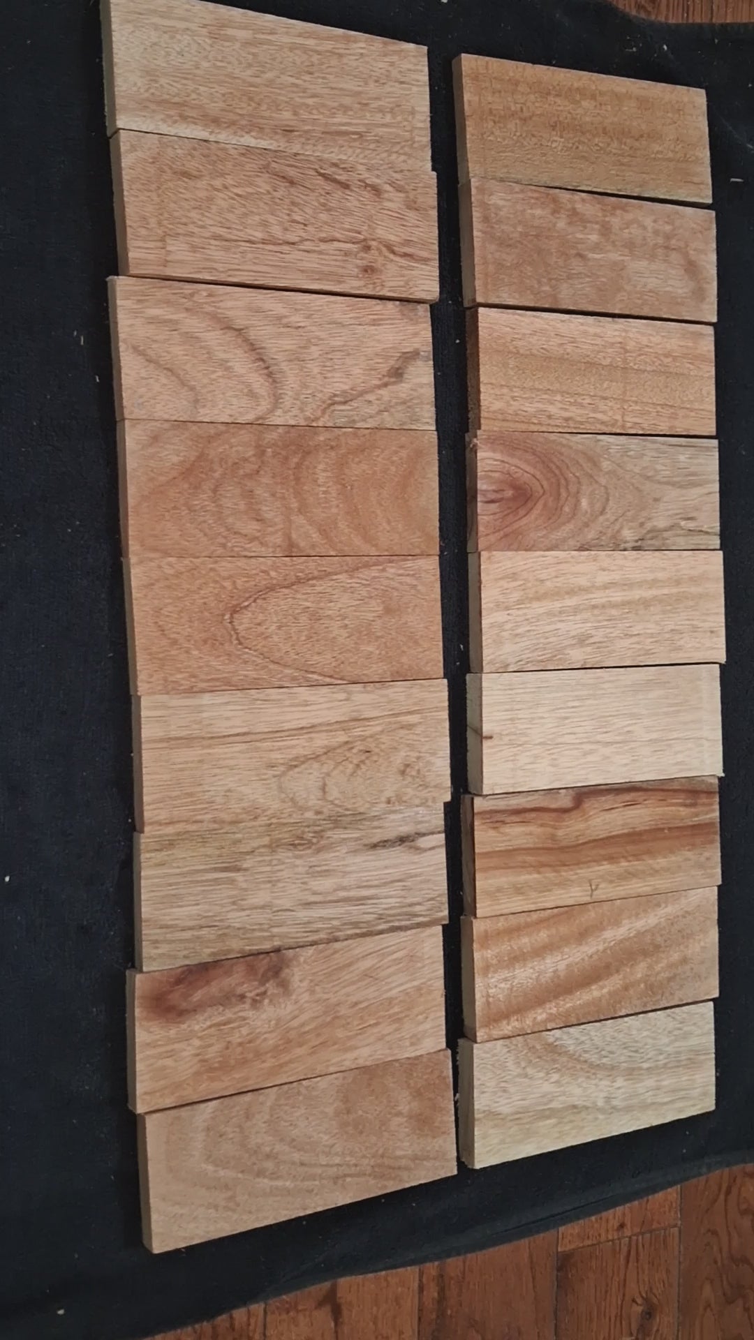 Premium Pink Exotic Hardwood Planchettes – Unique Lot of 17 – 2 1/2" × 6 1/2" (Copie)