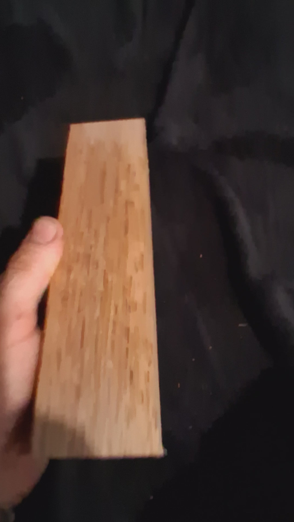 Acacia Wood Blank – Rich Wavy Grain – Unique Piece