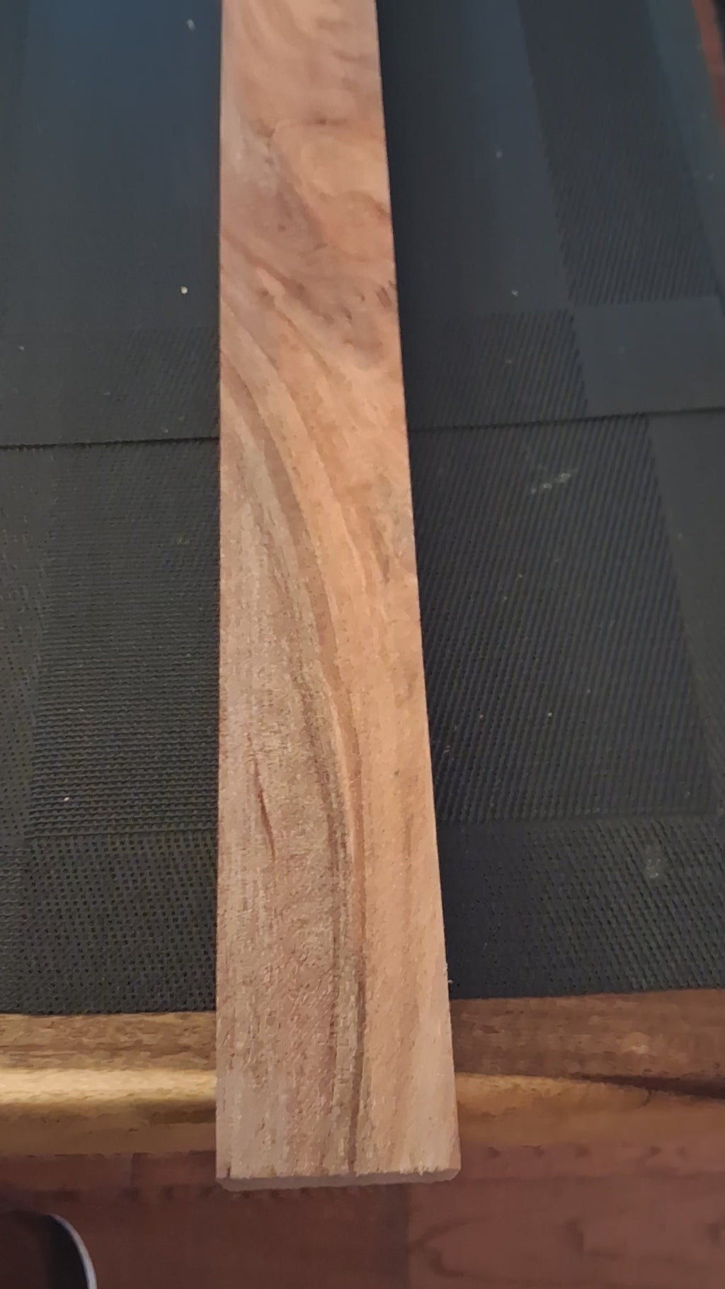 Premium Rose &amp; Violet Exotic Hardwood Blank – Highly Chatoyant Interlocked Grain