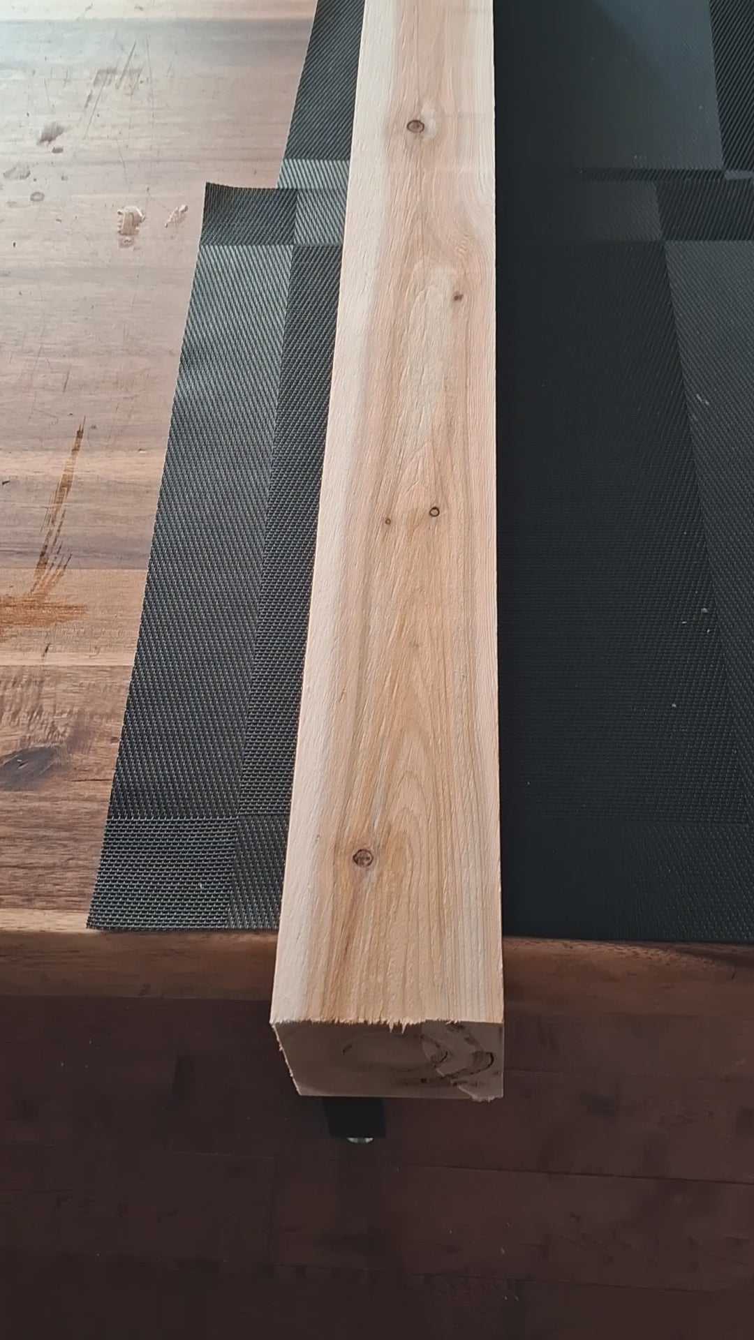 Premium Cedar Timber – Large Solid Craft Block – 37" × 2 3/4" × 2 3/4