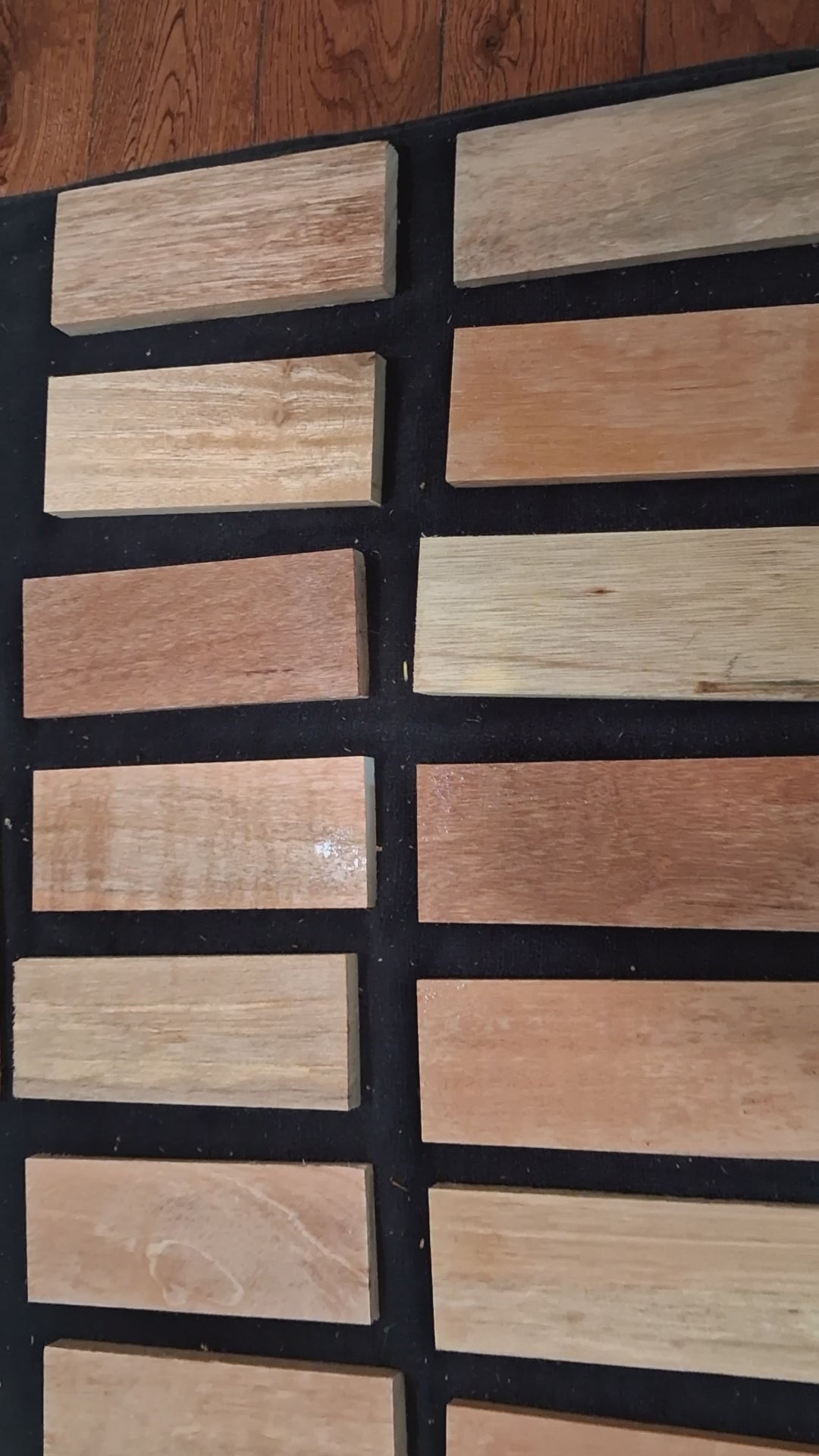 Exotic Wood Craft Boards – Unique Set of 15 – 6 1/2" × 2 1/2" (Copie) (Copie)