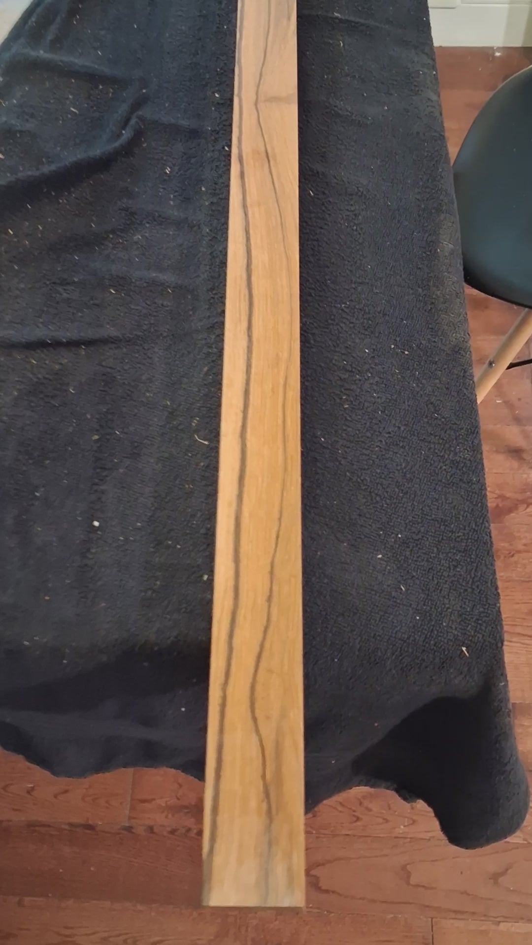 Premium Exotic Hardwood Blank – Natural Serpentine Grain Figure