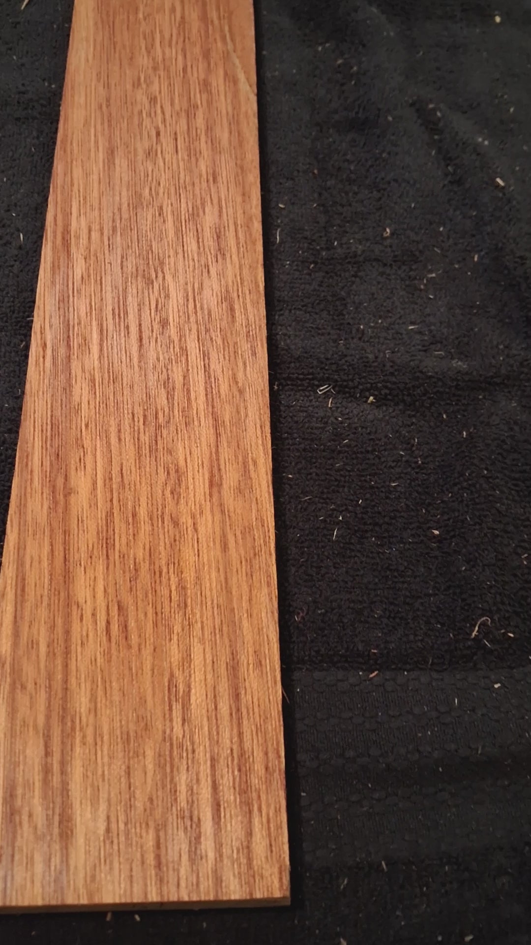 Warm Reddish Exotic Hardwood Long Board #15 – Exact Piece