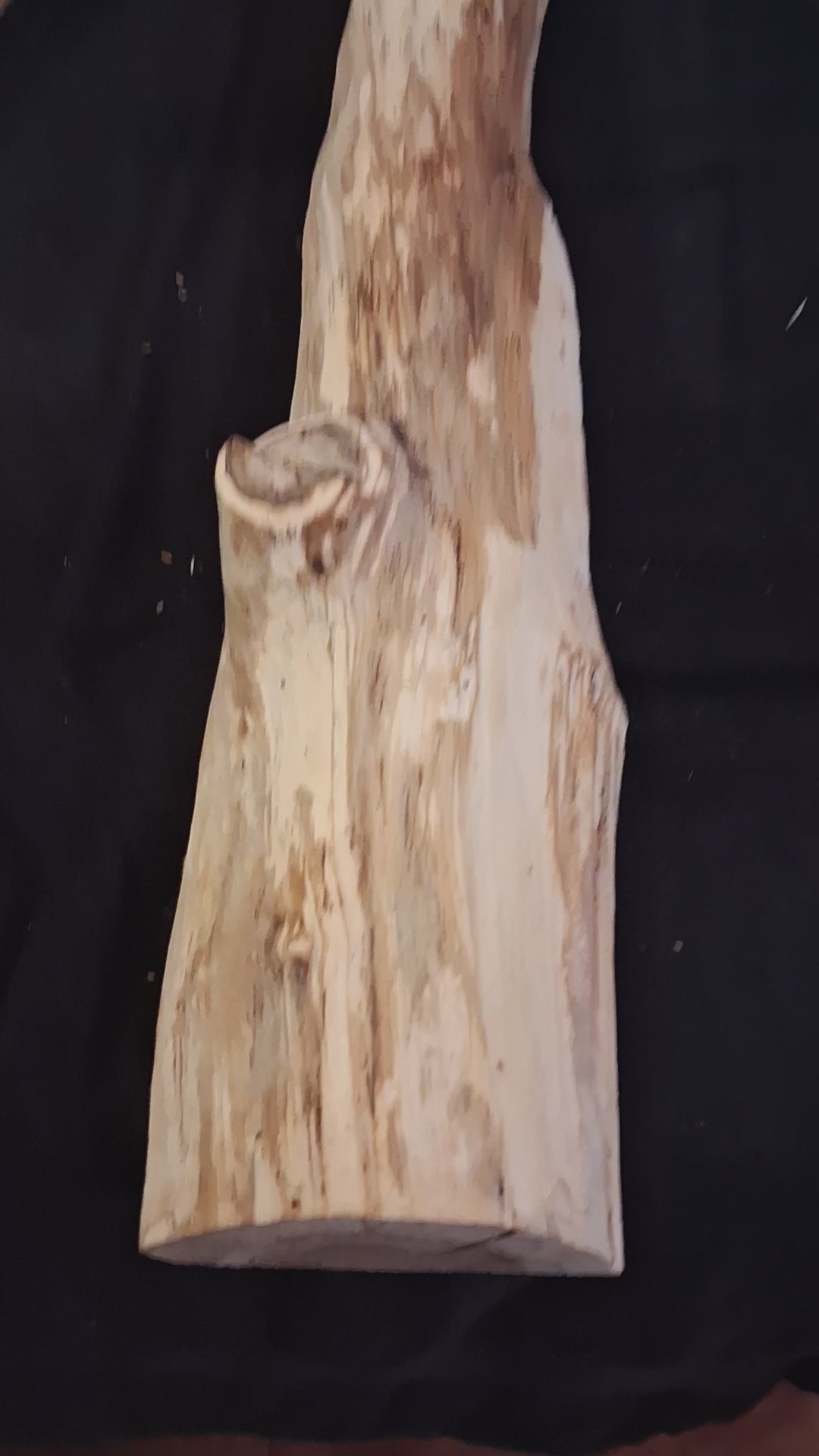 Cherry Natural Live-Edge Beam – One-of-a-Kind Artistic Wood Blank