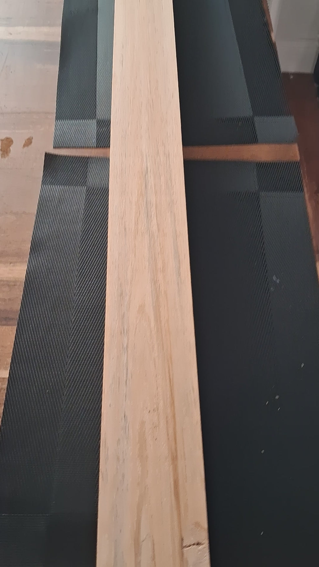 Premium Spalted Yellow Exotic Hardwood Board – Rare Natural Figure – 38 1/2" × 3" × 2"