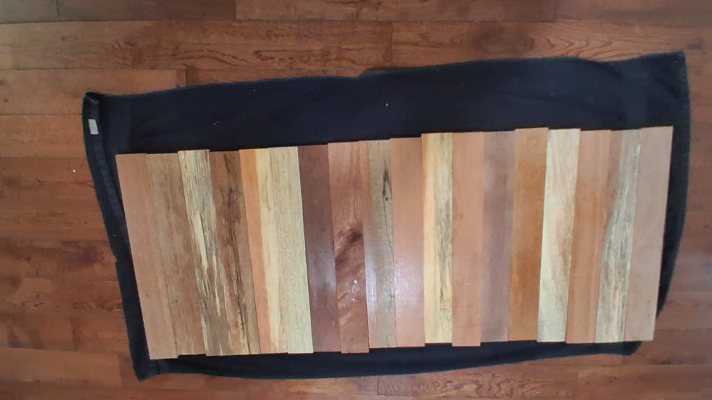 Premium Exotic Hardwood Board Pack – 16 Premium Boards – Minimum 18" × 2 1/4" × 5/16"