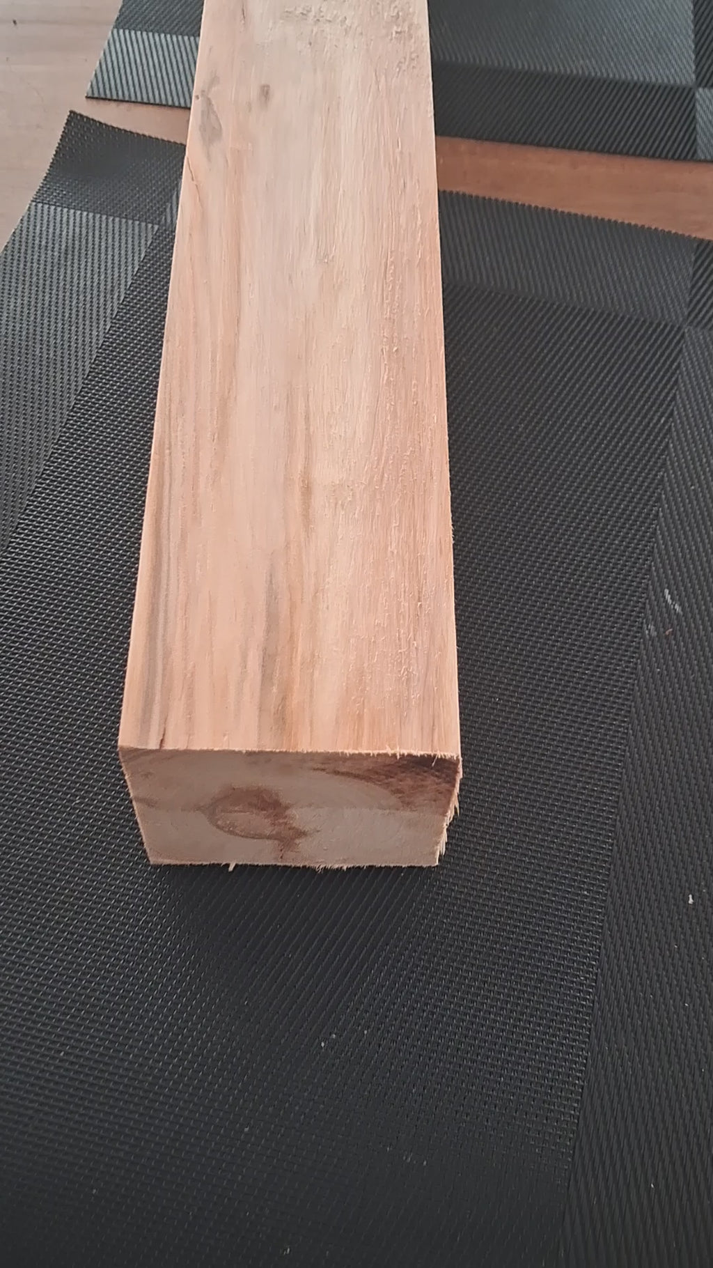 Premium Character Hardwood Blank – Natural Grain – One-of-a-Kind
