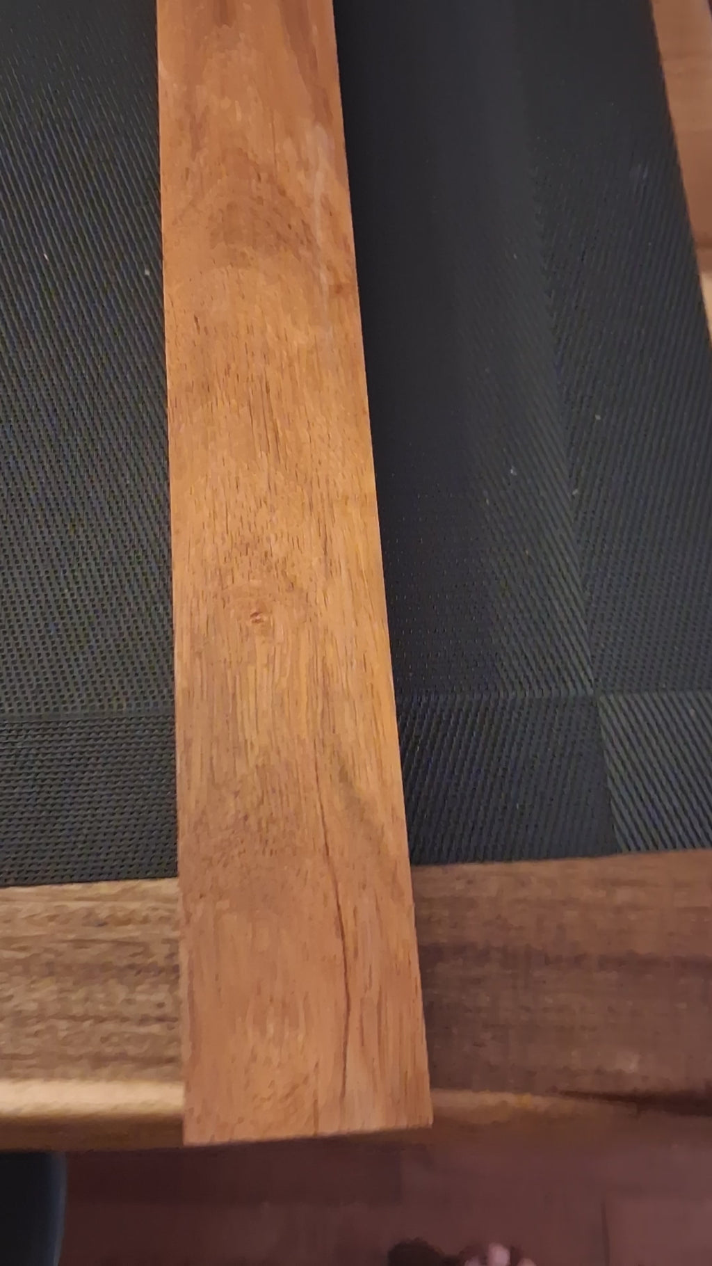 Premium Orange Balau Hardwood Blank – Exceptional Grain &amp; Impressive Size – 34 7/8"